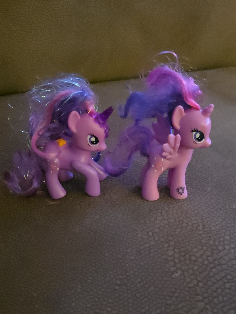 My Little Pony Purple Unicorn & Winged Pony with Pink and Blue Manes